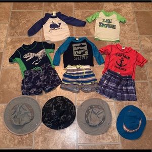 Boys 12 Month Carters Swimsuit Lot